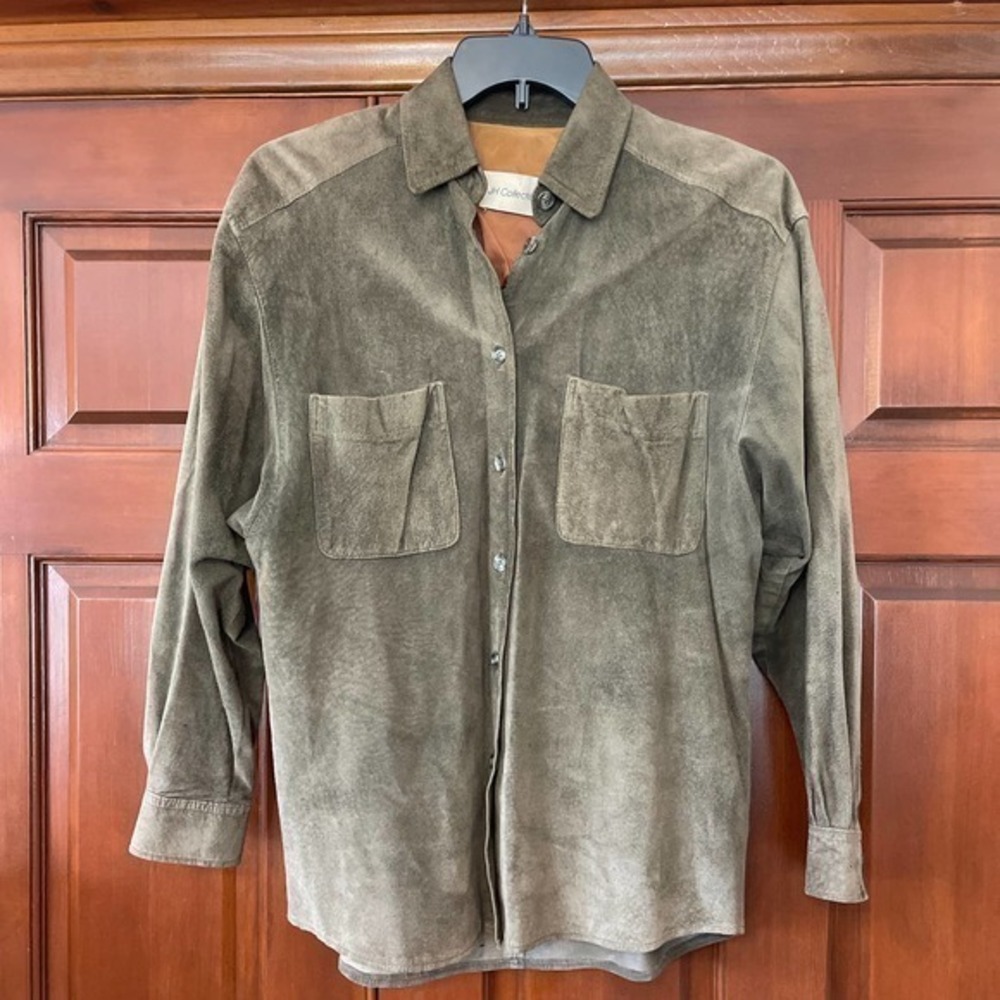 JH COLLECTIBLES VINTAGE 80’s SUEDE SHIRT